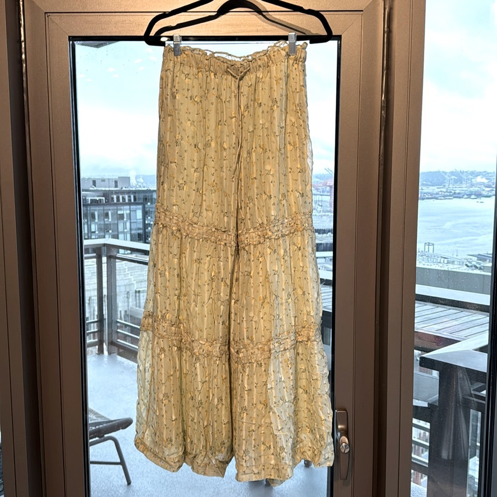 NWT free people wide leg pants